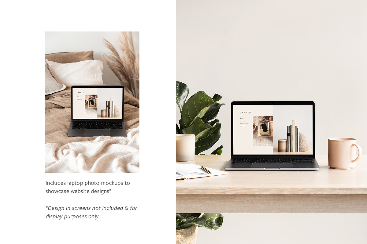 Carmen Photo Mockup Bundle, a Mac Mockup by Moyo Studio (Photo 8 of 15)