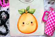 Watercolor Papaya Fruit Clipart,, an Illustration by CreationArt (Thumbnail 5 of 9)