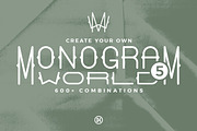 Monogram World Deco, a Font by Headfonts (Thumbnail 1 of 6)