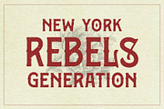 Bargers Distressed, a Font by Arterfak Project (Thumbnail 4 of 11)