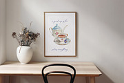 Wisteria Tea Party Watercolor, a Decorative Illustration by Catch the Dream Art (Thumbnail 8 of 13)