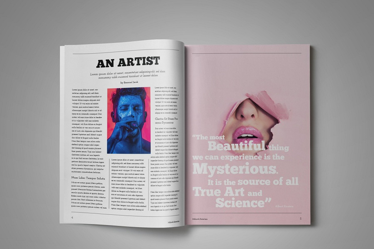 Mihawk Magazine (2017 Edition), a Magazine Template by Bokuto (Photo 5 of 18)