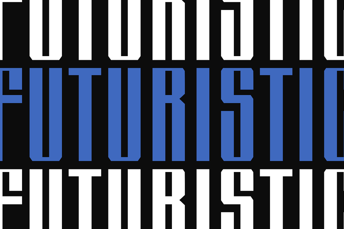 Lockamor Futuristic Display Font, a Sans Serif Font by Maulana Creative (Photo 11 of 15)