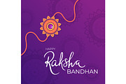 Happy Raksha Bandhan Greeting Card, a Decorative Illustration by PsychocheArt (Thumbnail 1 of 3)