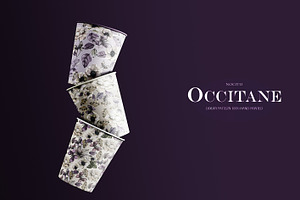 Occitane, Botanical Seamless Pattern