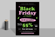 Black Friday Sale Poster Layout, a Stationery Template by ContestDesign (Thumbnail 1 of 2)