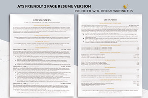 Modern Resume Template Google Docs