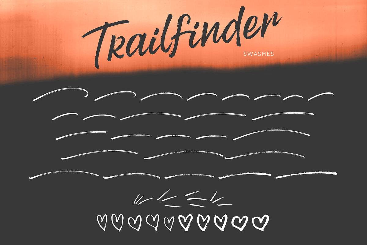 Trailfinder | A Brush Script Font preview 7