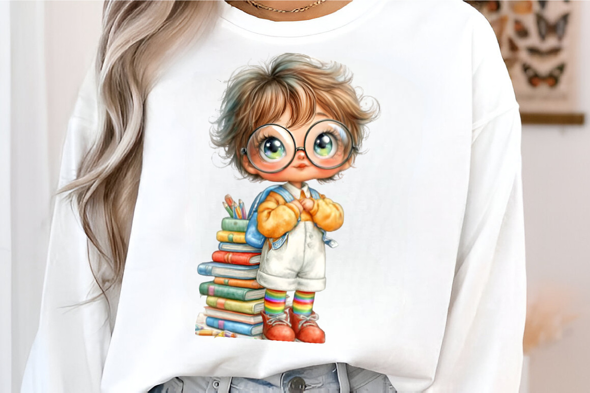 Whimsical School Boy Clipart Bundle, an Illustration by GatewayDesign (Photo 3 of 4)