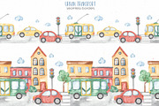 Transport bundle partIII watercolor, a Decorative Illustration by Marina Ermakova (Thumbnail 20 of 29)
