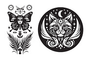Mystic symbols & signs, a Decorative Illustration by lenlis (Thumbnail 5 of 14)