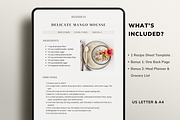 Modern Recipe Template Canva, a Card Template by OrganizationOasisRo (Thumbnail 2 of 10)