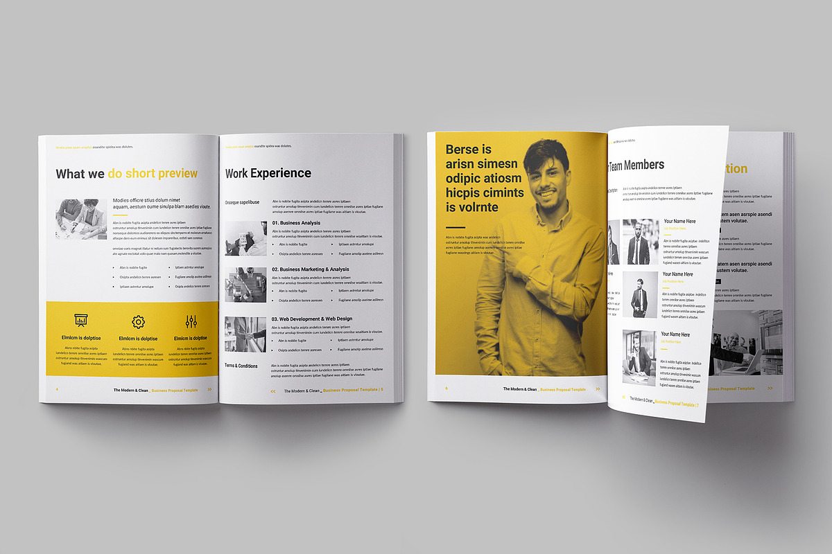 Business Proposal Template, a Brochure Template by ElvinPrint (Photo 3 of 9)