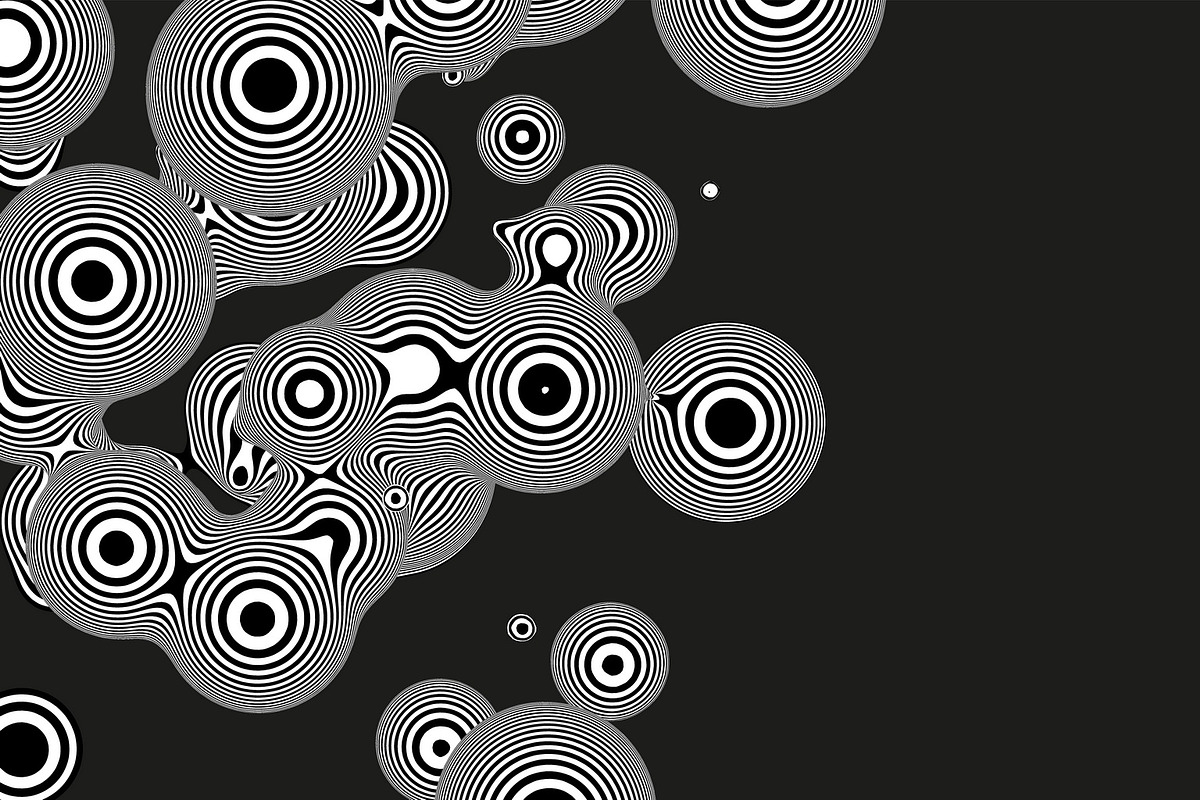 50 Zebra Metaballs, an Object Graphic by GarryKillian (Photo 6 of 51)
