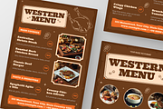 Western Menu, a Flyer Template by Annora Studio (Thumbnail 5 of 6)