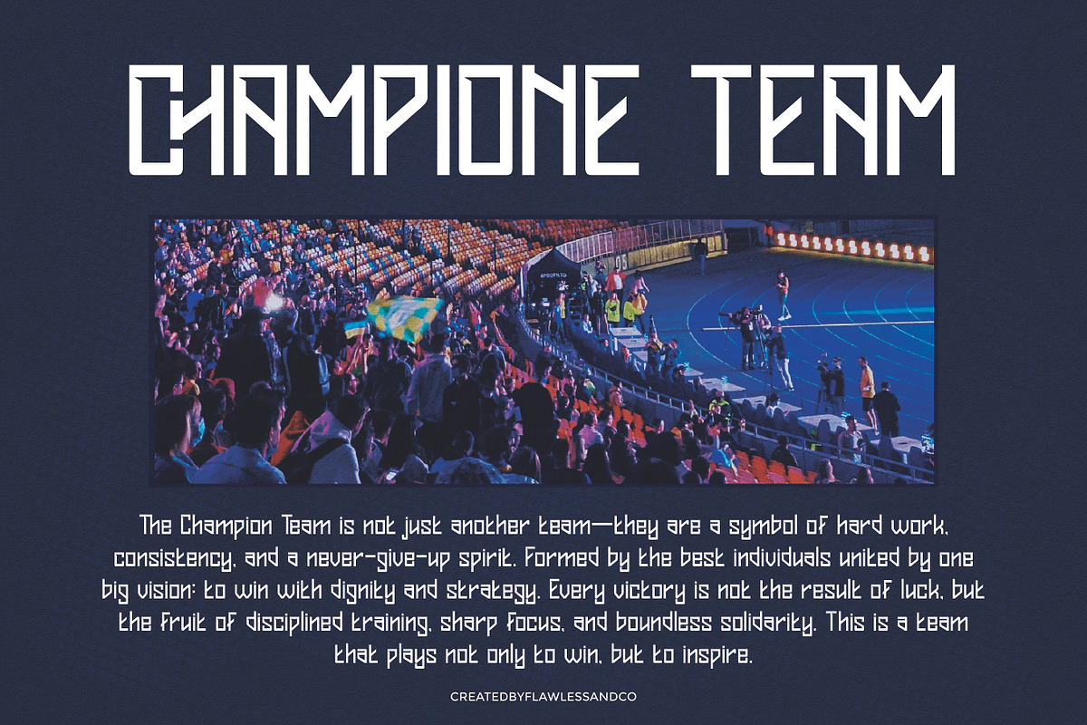 Axura - Sport Display Font, a Font by Flawless And Co (Photo 6 of 10)