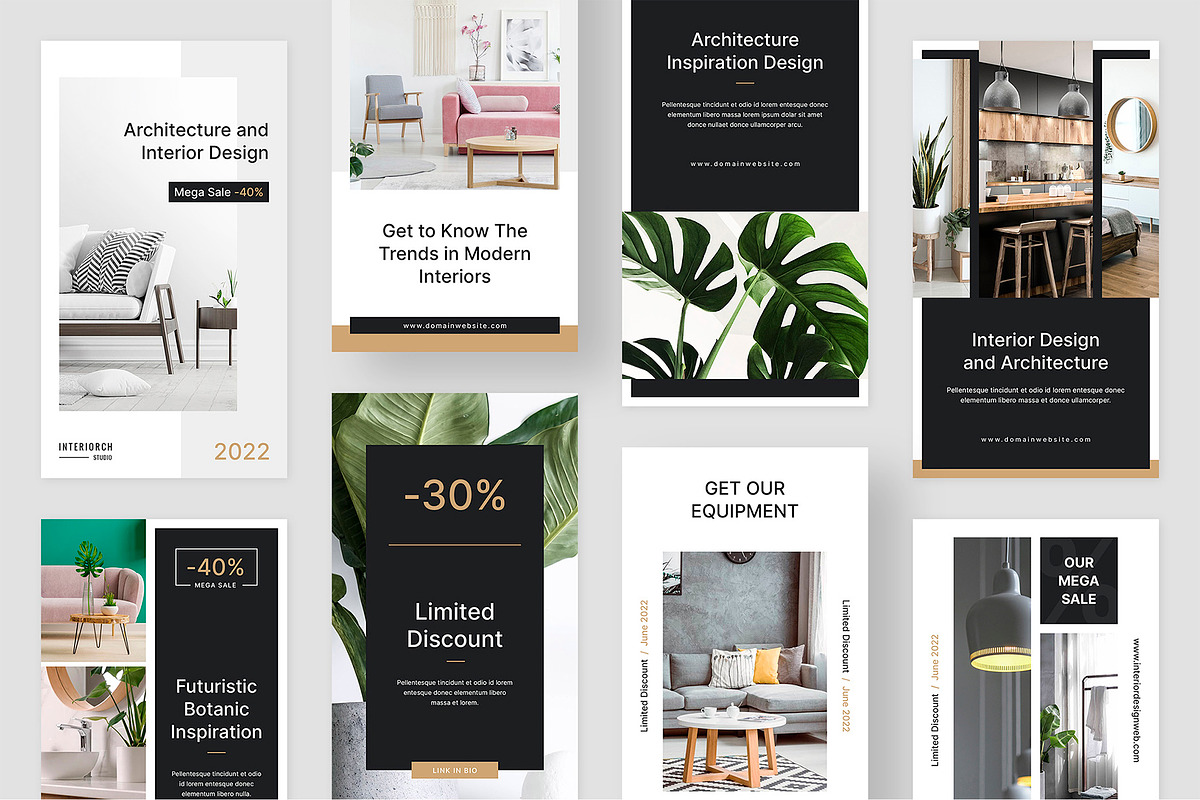 Interior Design Instagram Templates