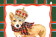 A Royal Holiday Watercolor Clipart, a Decorative Illustration by RhianAwni (Thumbnail 6 of 10)