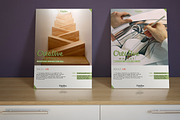 Realistic Flyer Mock Up, a Print Template by RgraphicsDesign (Thumbnail 1 of 4)