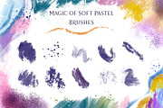 Soft Pastel Procreate Brushes, a Brush Add-On by ArtstudioByKhushbu (Thumbnail 4 of 9)