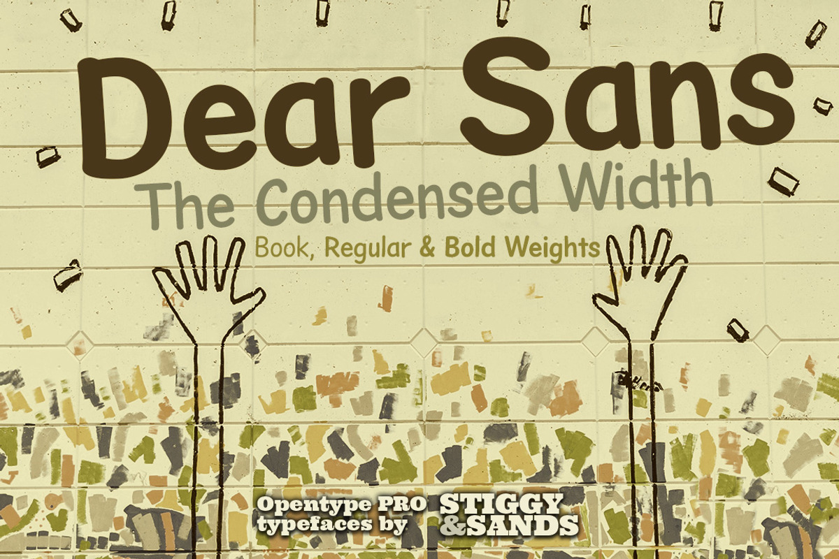 Dear Sans Condensed Family