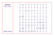 Drinks Line Icons, an Outline Icon by Made by Made (Thumbnail 5 of 7)