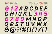 Exploglyph Font, a Symbol Font by Fontcamp Type Foundry (Thumbnail 2 of 6)