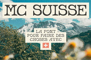 MC Suisse, a Font by McLetters (Thumbnail 1 of 7)