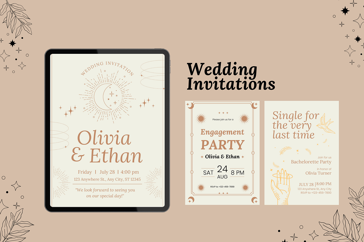 30 Mysticism Invitation Templates, a Templates & Theme by TemplateCastleStore (Photo 6 of 10)
