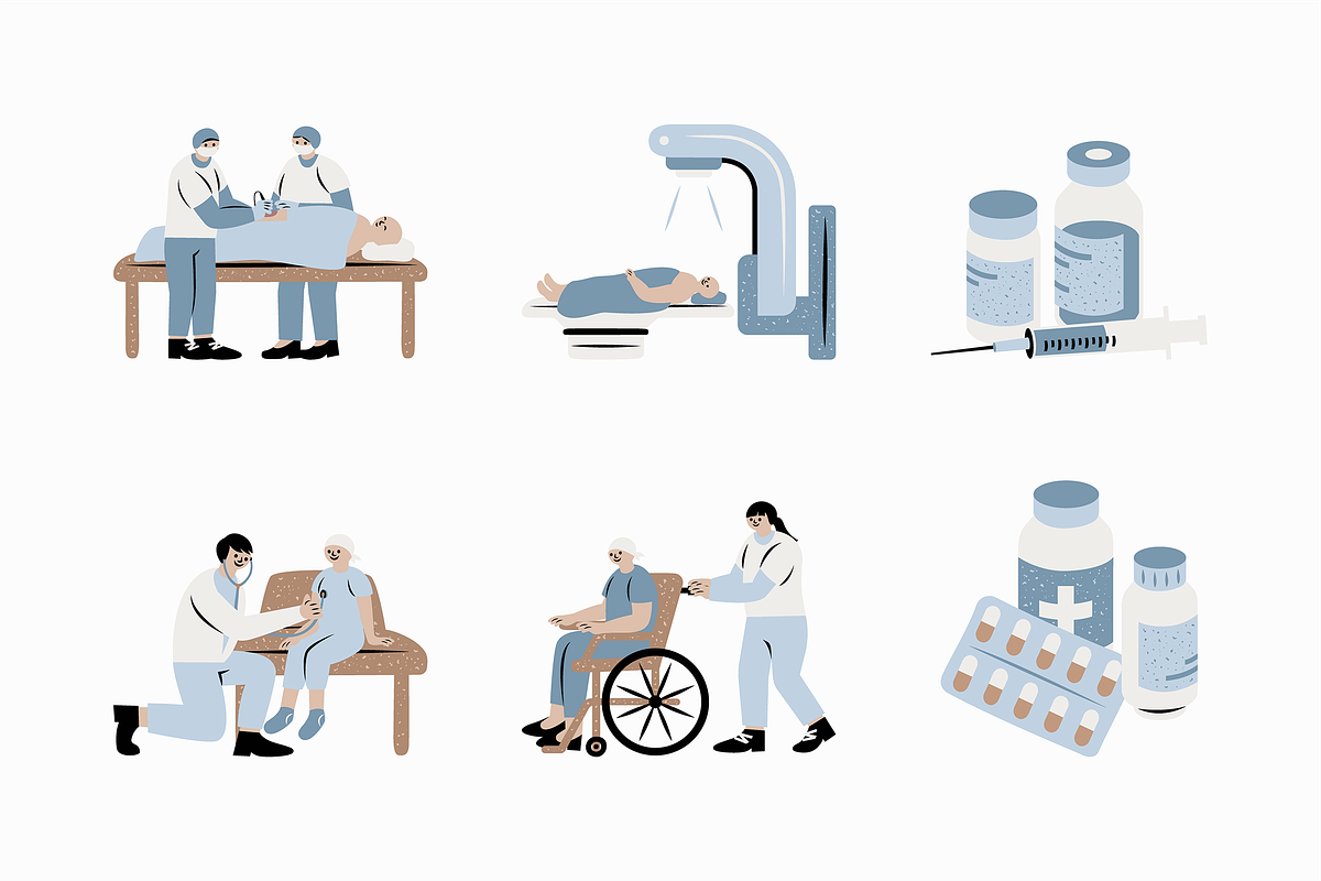 Cancer Treatment Illustration, an Object Graphic by Jump Studio (Photo 4 of 4)