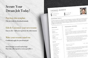 Minimal Resume Template Pack Canva