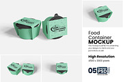 Food Container Mockup, a Product Mockup by bimockup (Thumbnail 1 of 6)