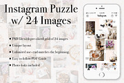 Beautiful Instagram Puzzle Template, a Social Media Template by amberrogals (Thumbnail 1 of 7)