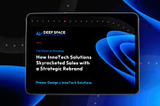 Deep Space – Tech Startup Brand Kit, a Marketing Template by Preyer Design (Thumbnail 3 of 8)