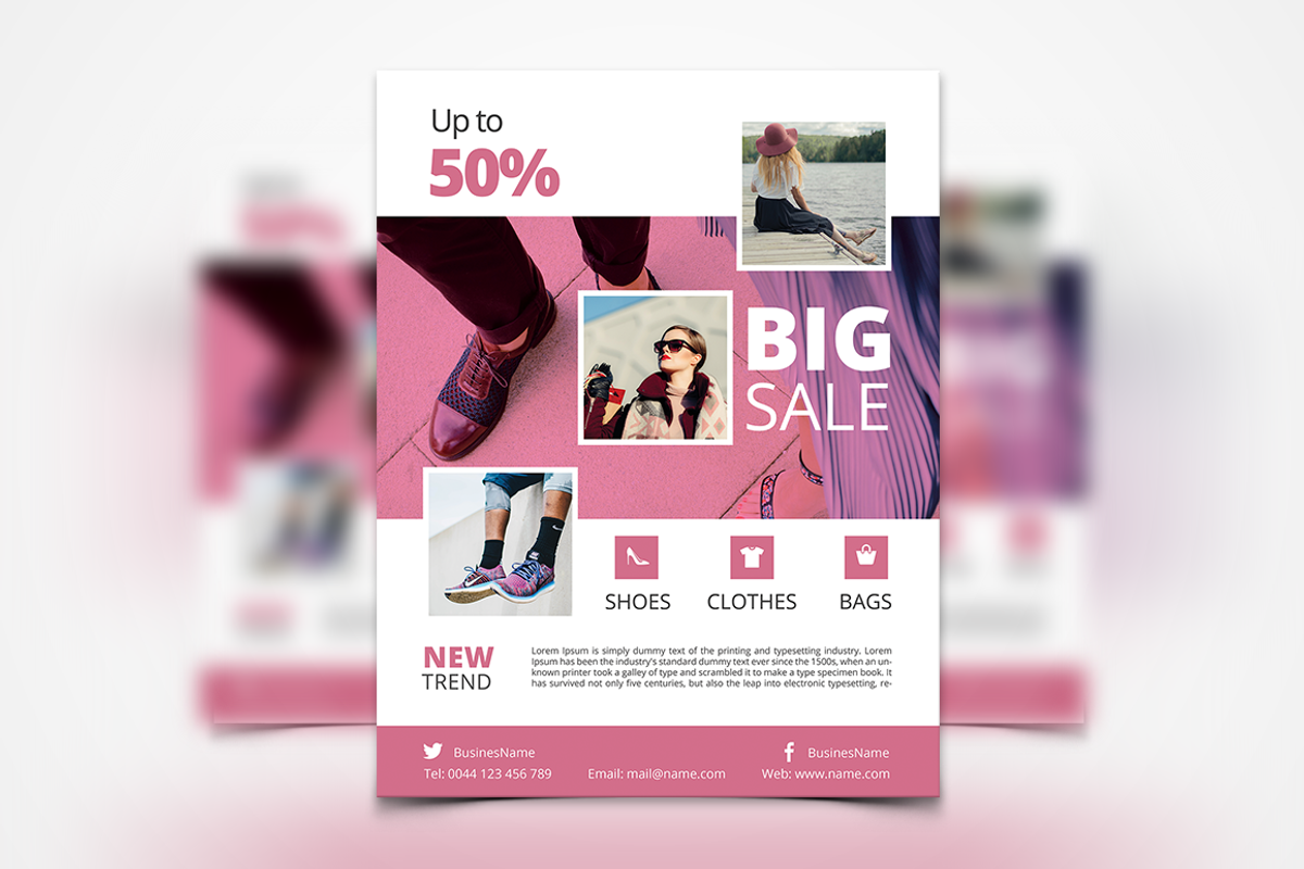 TOP 100 PREMIUM Flyers Templates, a Flyer Template by UNIK Agency (Photo 17 of 82)
