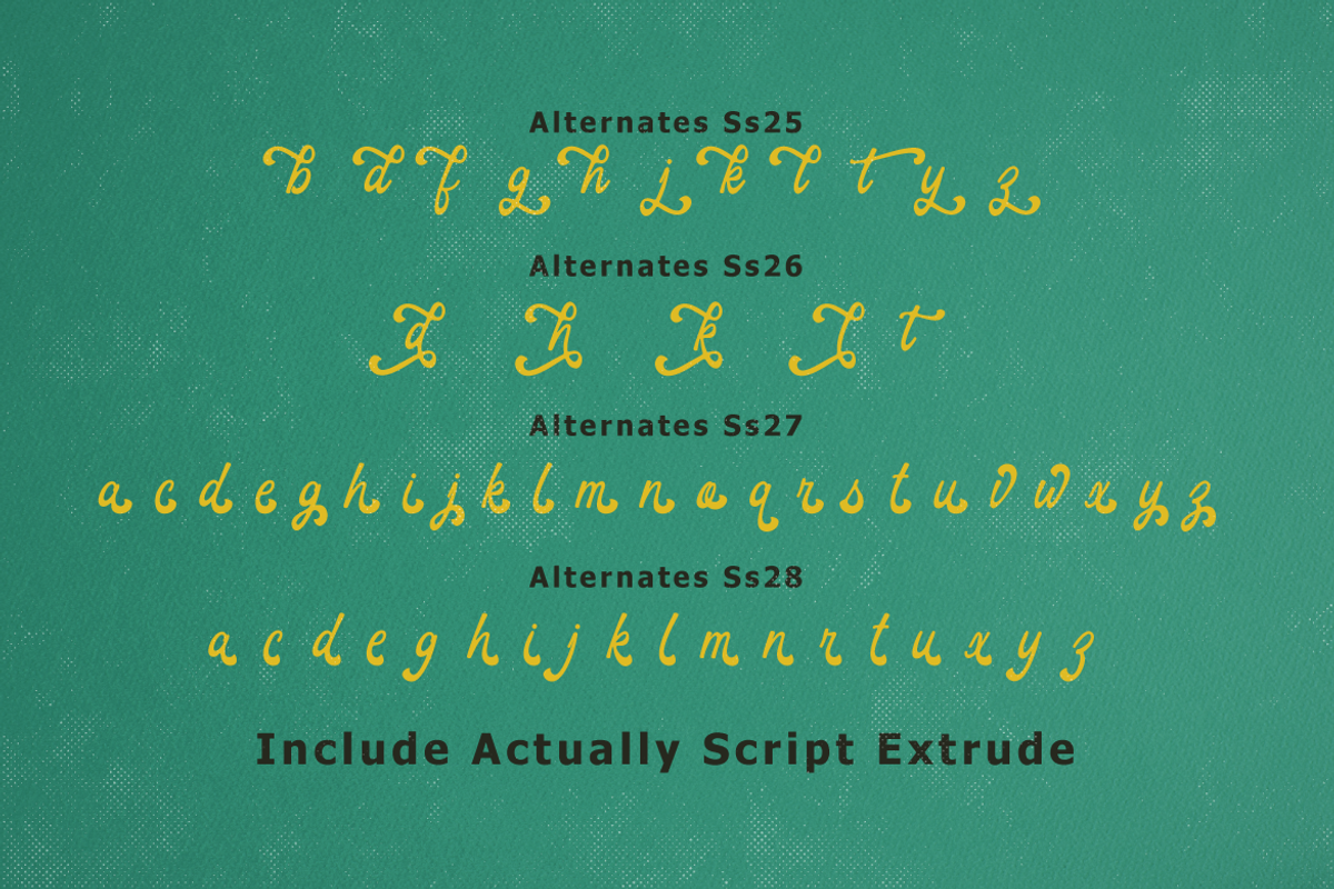 Actually Script, a Script Font by Eltypesstudio (Photo 15 of 15)
