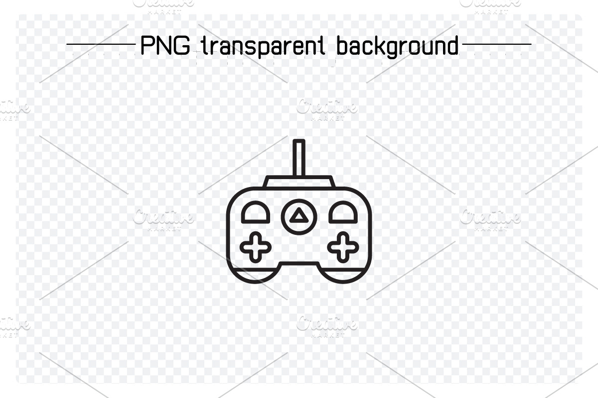 Video Gamepad Line Icons Set, an Outline Icon by Designfour (Photo 6 of 7)
