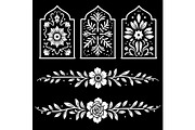 Elegant Floral Border Panels, an Object Graphic by abu67222 (Thumbnail 4 of 13)