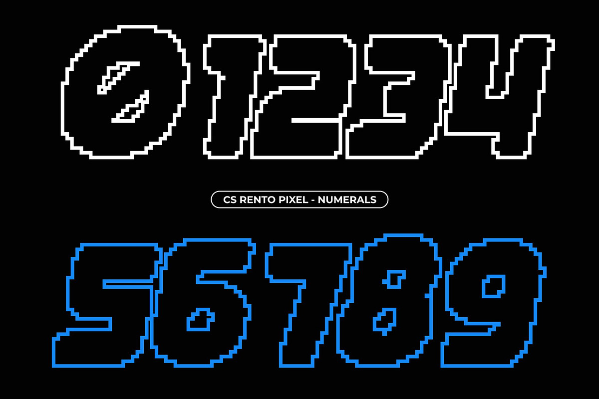 CS Rento Pixel, a Sans Serif Font by Craft Supply Co. (Photo 2 of 8)