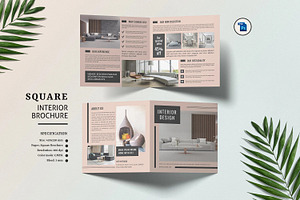 Interior Design Brochure, a Brochure Template by Template Shop