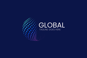 Global Software App Business Logo, a Branding & Logo Template by Signatoro
