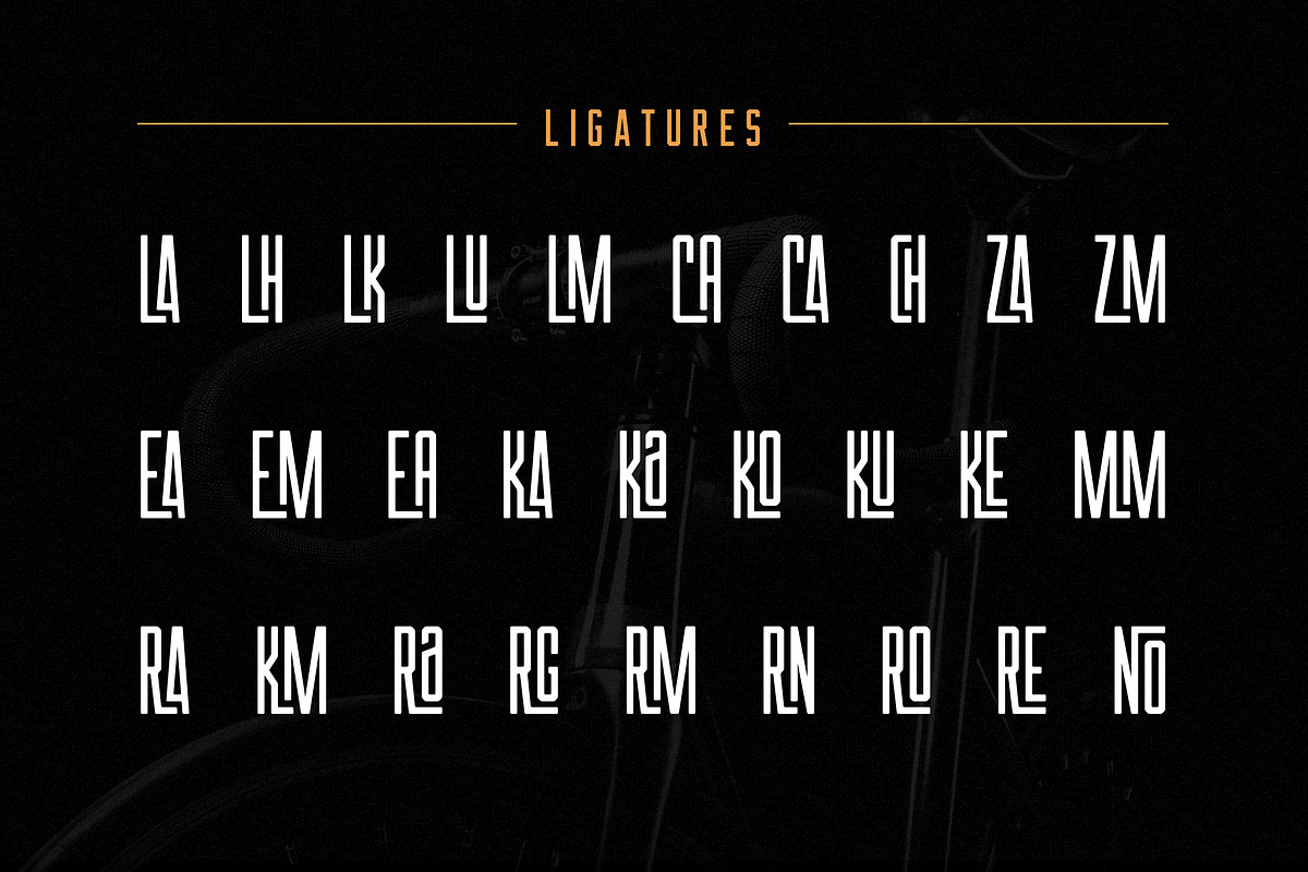 Las Valles Ultra Condensed Typeface, a Sans Serif Font by Kaligra.co (Photo 22 of 23)