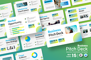 Business Pitch Deck Keynote Template, a Presentation Template by Iqsiart Studio (Thumbnail 1 of 3)