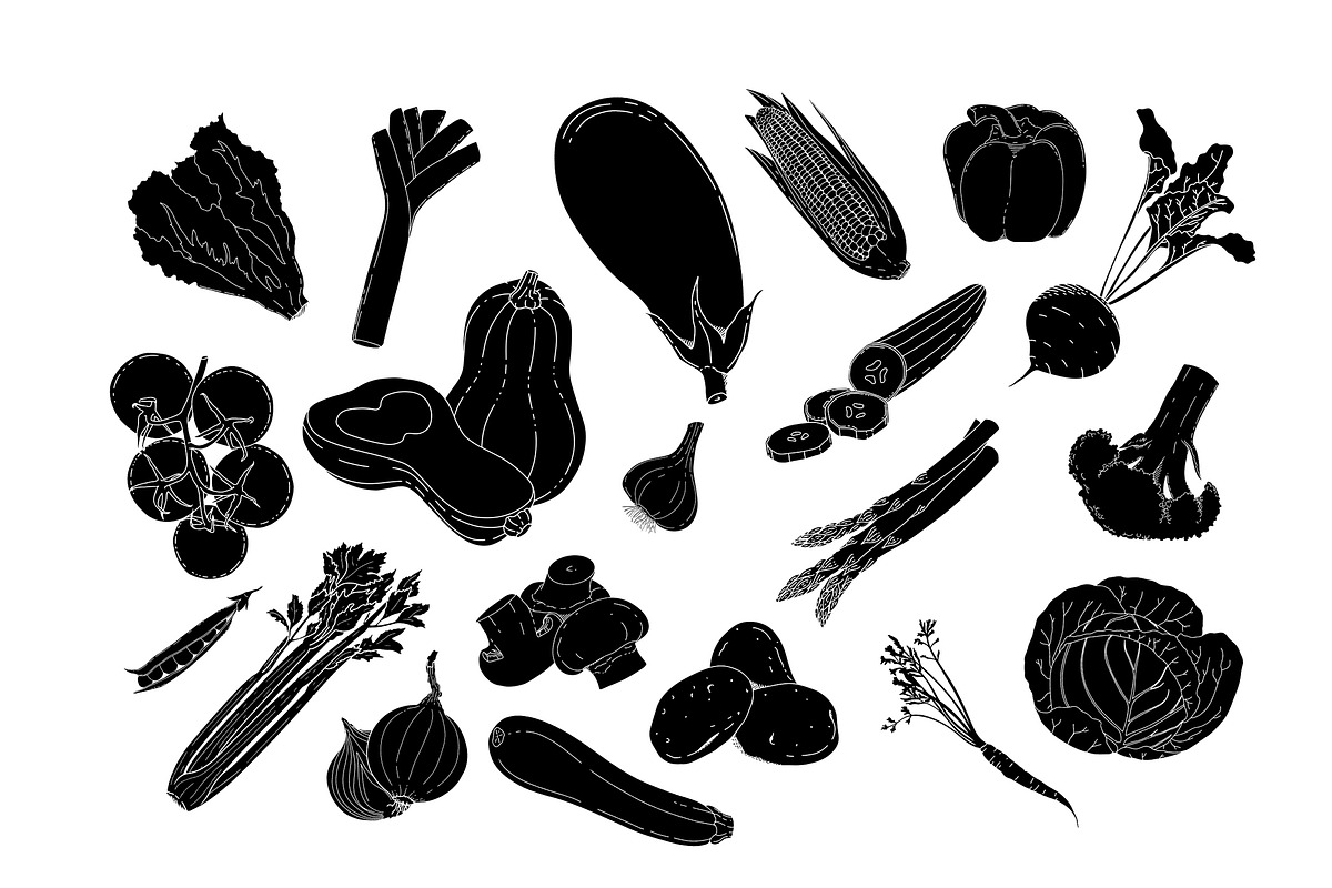 40 Procreate Vegetable Stamp Brushes, a Brush Add-On by BrushBoy (Photo 4 of 4)