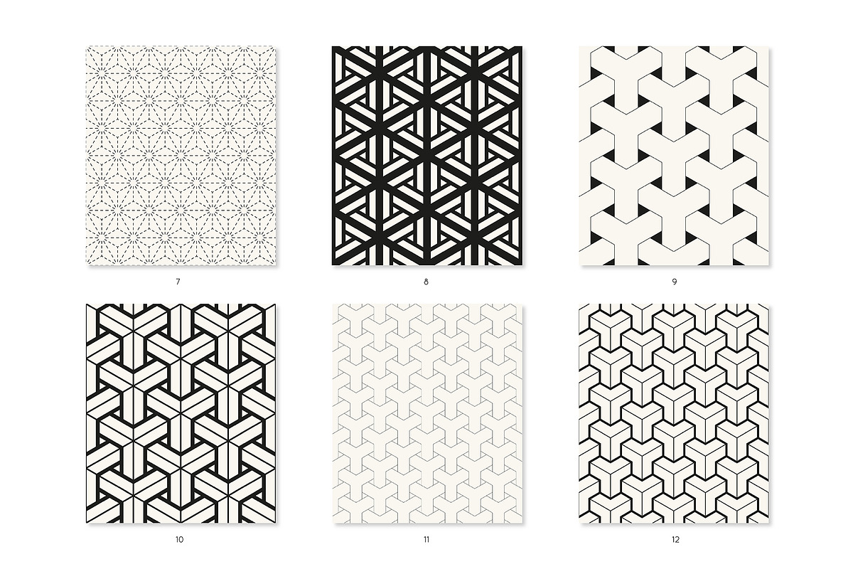 Essential Seamless Pattern Bundle, a Pattern Graphic by Curly_Pat (Photo 4 of 15)