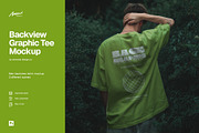 Back Graphic Tee Mockup, a Shirt Mockup by Awwwai Design Co. (Thumbnail 1 of 3)