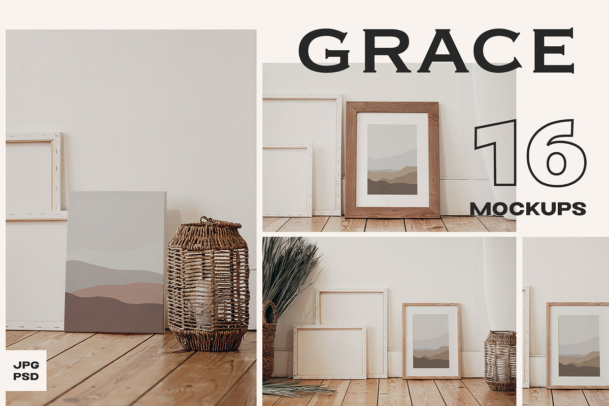 Grace - Frame & Canvas Mockups, a Presentation Template by Artcoast Studio (Photo 3 of 8)
