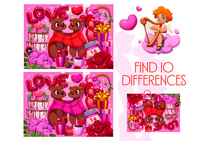 Find ten differences, a Seasonal Illustration by Vector Tradition