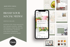 Nutrition Social Media Templates