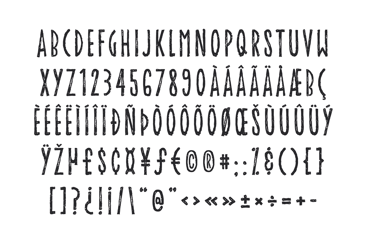 Twilight Forest Font, a Sans Serif Font by Denise Chandler (Photo 6 of 6)
